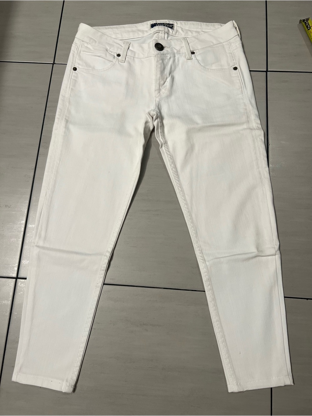 Hudson Jeans Women's White Stretch Skinny Jeans Size 26